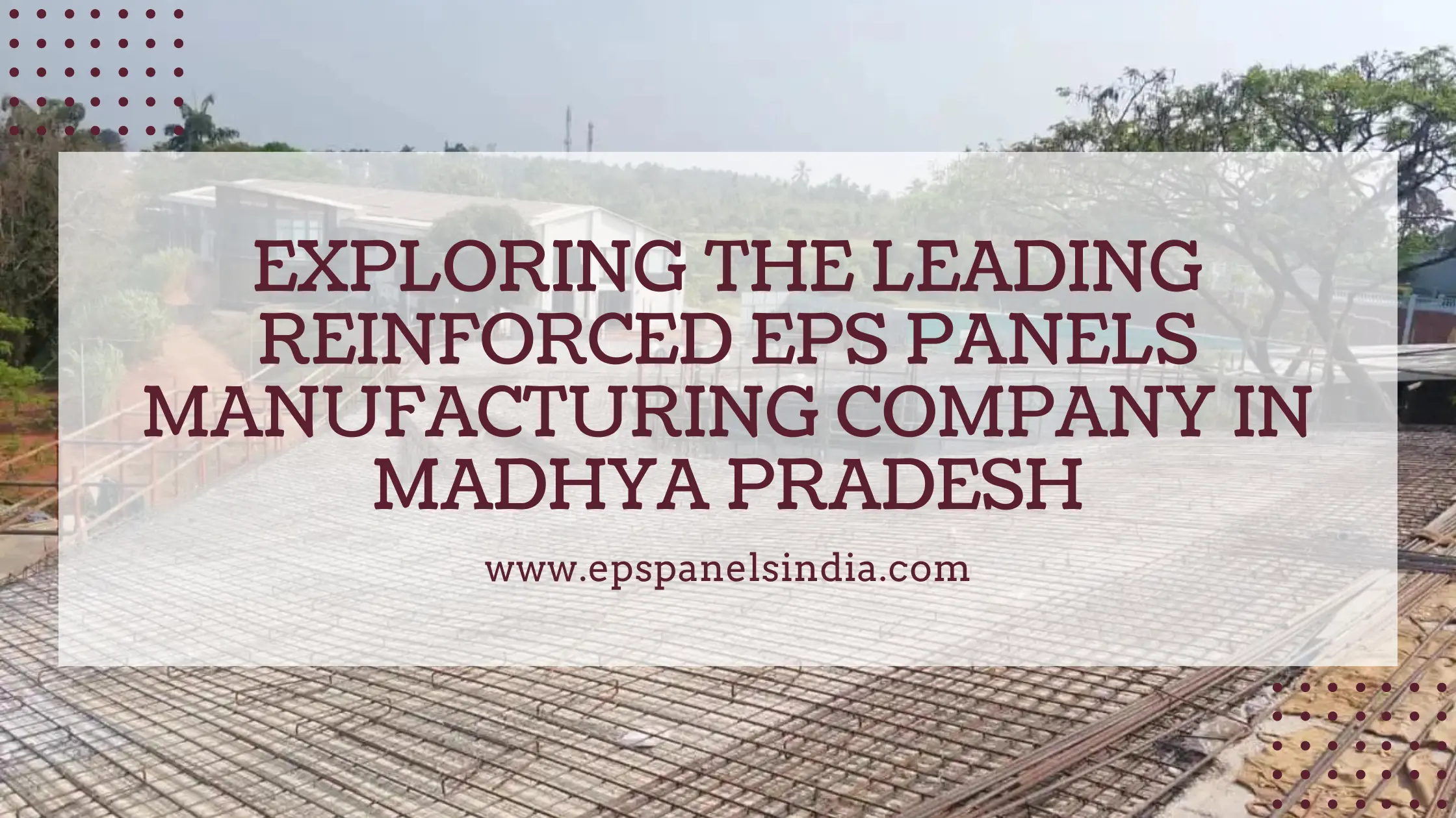 reinforced eps panels manufacturers madhya pradesh